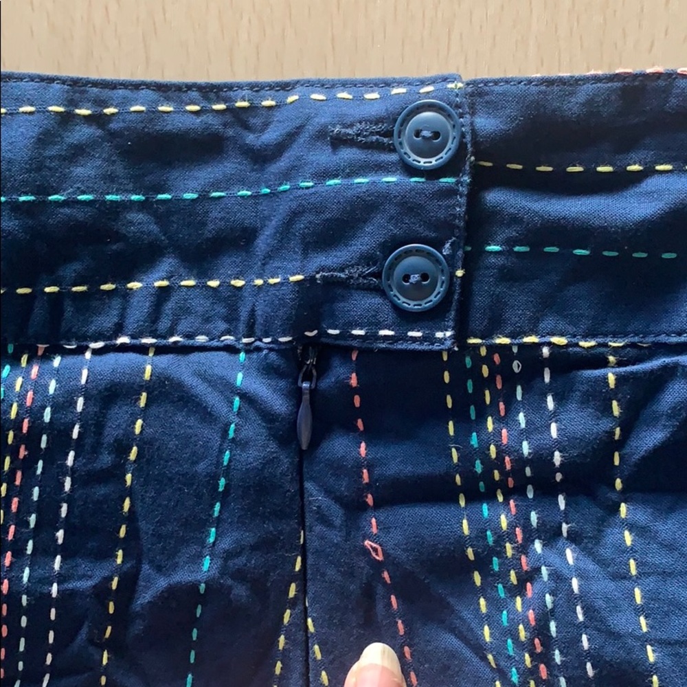 **SOLD** Tulle navy Shorts, embroidery size 8